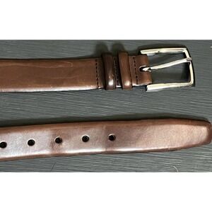 Polo Ralph Lauren Belt Mens 42 105cm Brown Genuine Italian Leather